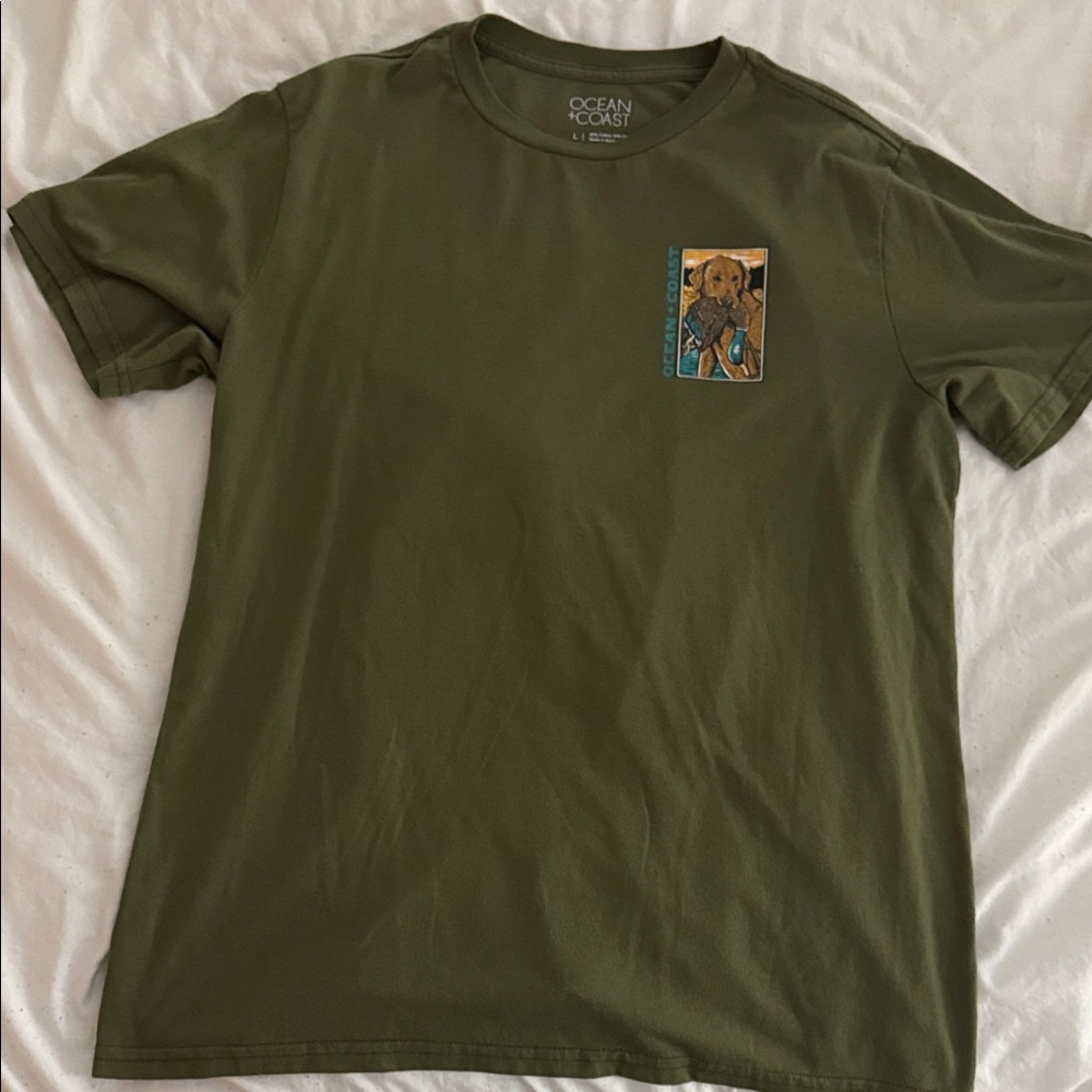Ocean & Coast Men's Short Sleeve Olive Graphic Tee